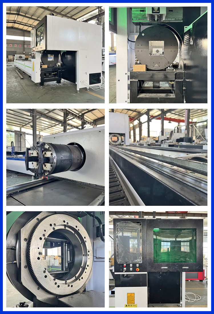 Metal tube fiber laser cutting machine