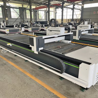 Laser cutting machine production workshop