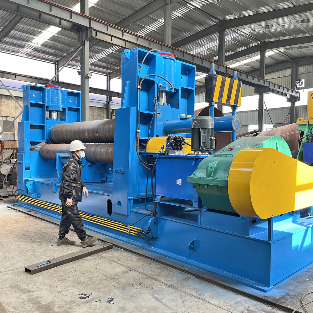 Plate rolling machine