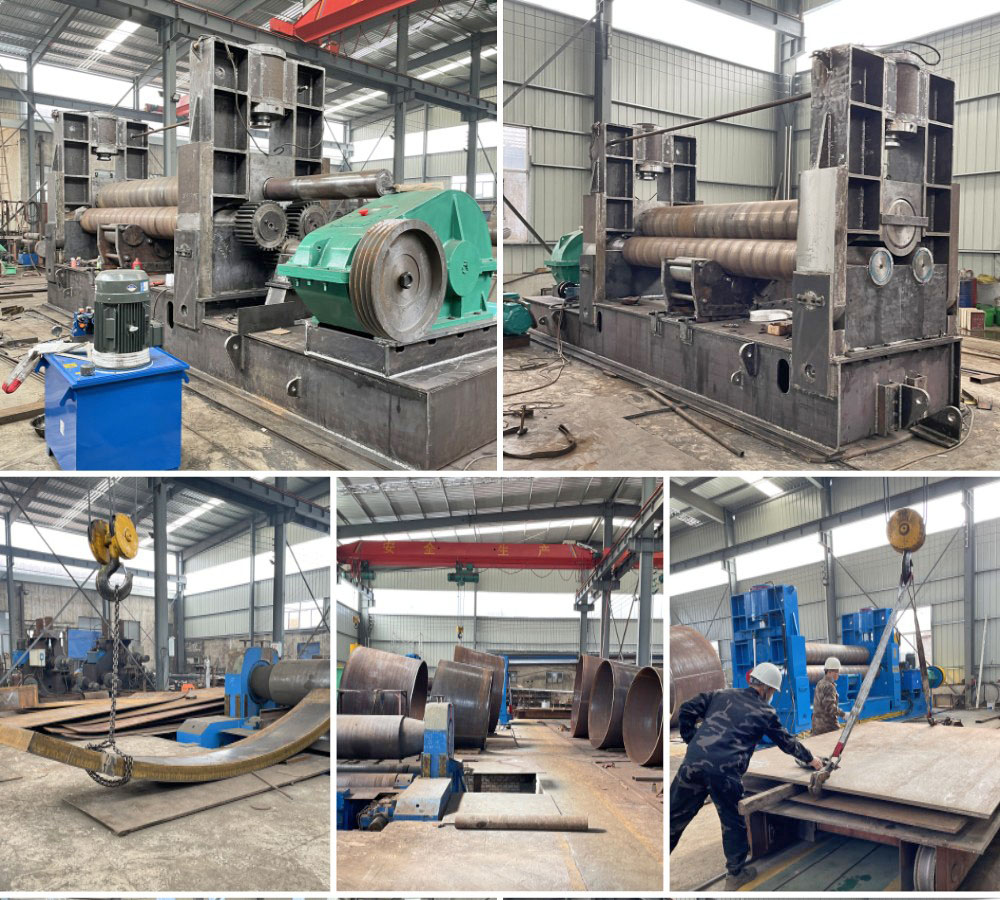 Plate rolling machine