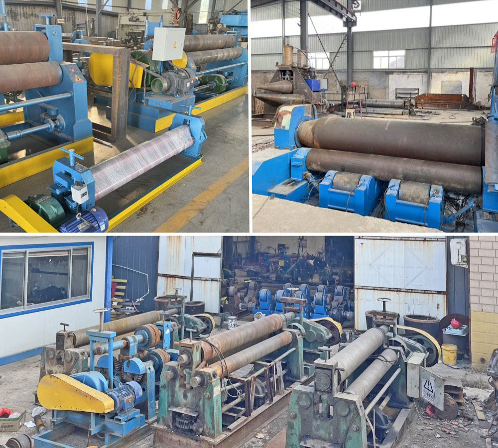 Plate rolling machine