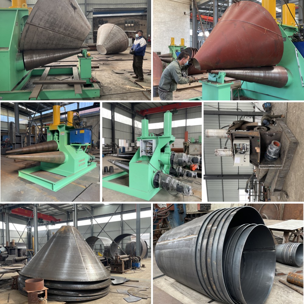 Cone rolling machine production workshop