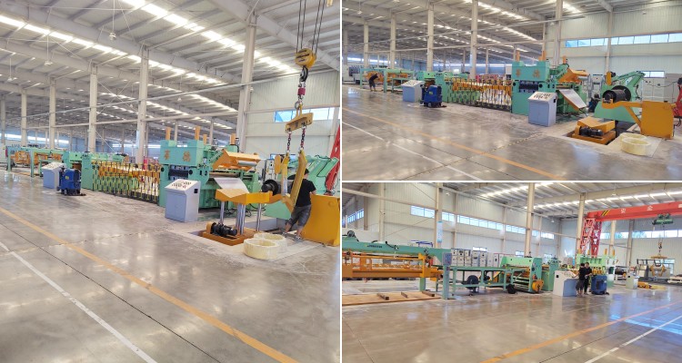 steel coil cut to length line customer case