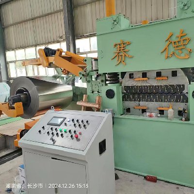 Steel coil slitting and cut-to-length composite line
